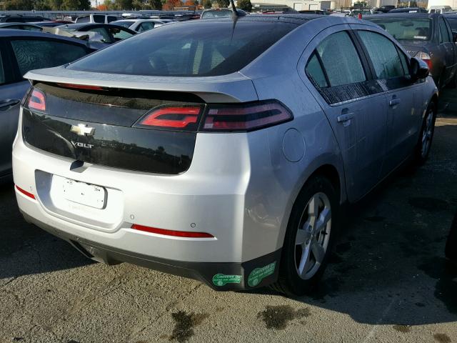 1G1RH6E47CU126196 - 2012 CHEVROLET VOLT SILVER photo 4