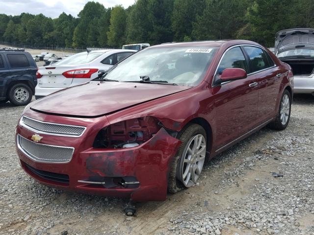 1G1ZE5EB8AF225760 - 2010 CHEVROLET MALIBU LTZ 红色 照片 2