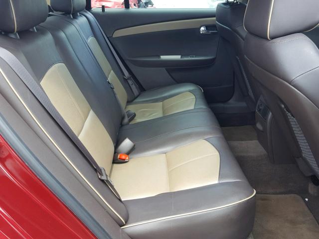 1G1ZE5EB8AF225760 - 2010 CHEVROLET MALIBU LTZ 红色 照片 6