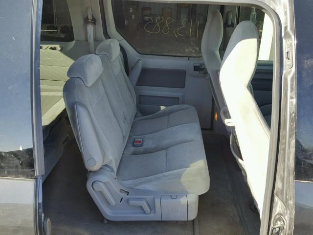 2FMZA51627BA15981 - 2007 FORD FREESTAR S GRAY photo 6