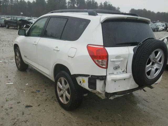 JTMBD31V375063230 - 2007 TOYOTA RAV4 LIMIT WHITE photo 3