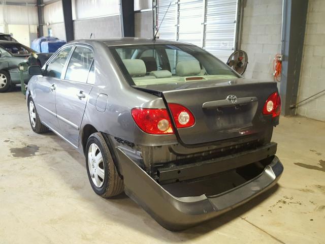 1NXBR32EX6Z702056 - 2006 TOYOTA COROLLA CE GRAY photo 3