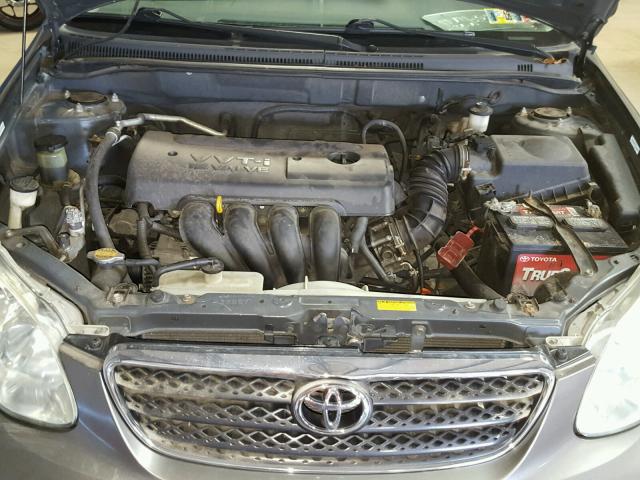 1NXBR32EX6Z702056 - 2006 TOYOTA COROLLA CE GRAY photo 7