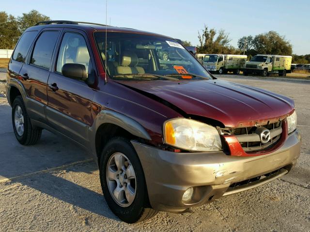 4F2CZ06103KM40960 - 2003 MAZDA TRIBUTE ES RED photo 1