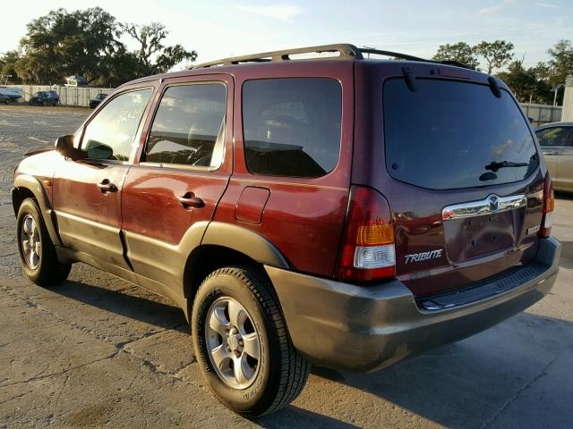 4F2CZ06103KM40960 - 2003 MAZDA TRIBUTE ES RED photo 3