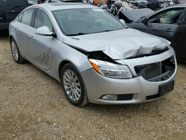 2G4GS5EK9C9208903 - 2012 BUICK REGAL PREM SILVER photo 1