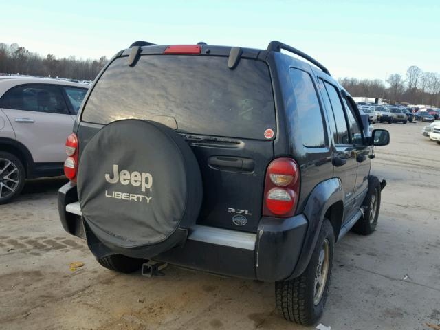 1J4GL38K75W690373 - 2005 JEEP LIBERTY RE BLACK photo 4