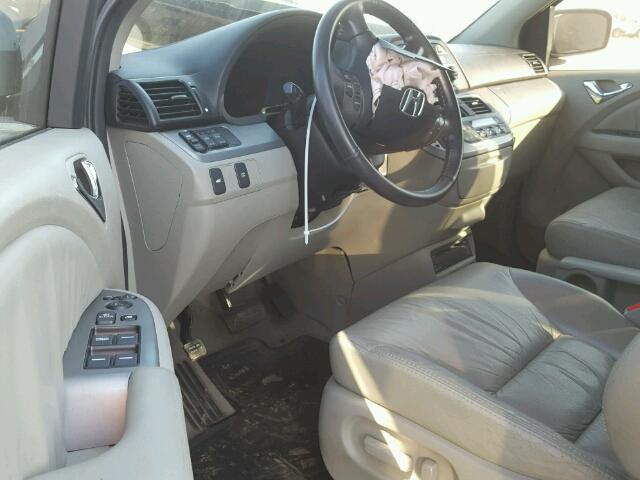 5FNRL3H7XAB057309 - 2010 HONDA ODYSSEY EX BEIGE photo 9