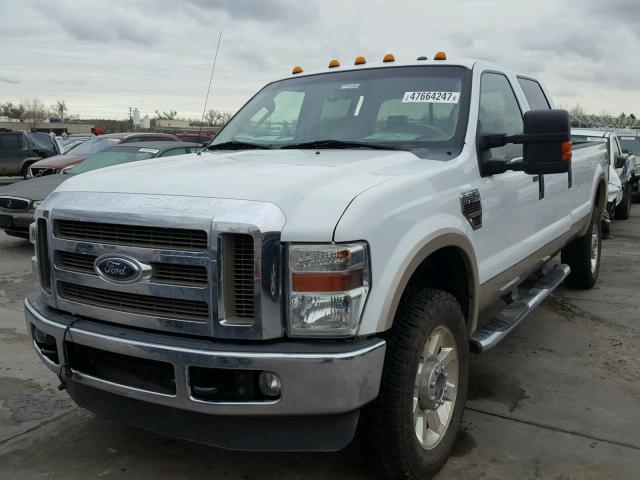 1FTWW31R79EA84244 - 2009 FORD F350 SUPER WHITE photo 2