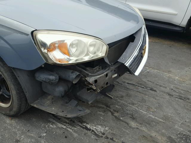 1G1ZS58FX7F169255 - 2007 CHEVROLET MALIBU LS ლურჯი ფოტო 9