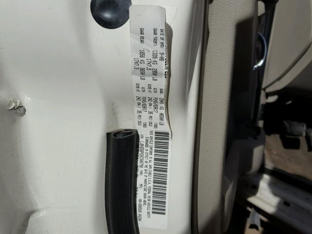 1J8HG58P69C506790 - 2009 JEEP COMMANDER WHITE photo 10