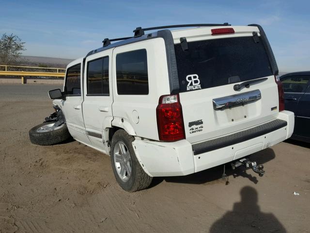 1J8HG58P69C506790 - 2009 JEEP COMMANDER WHITE photo 3