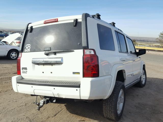 1J8HG58P69C506790 - 2009 JEEP COMMANDER WHITE photo 4