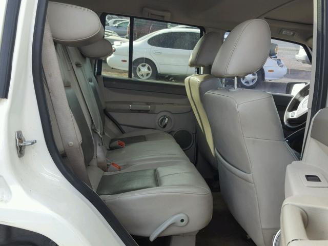 1J8HG58P69C506790 - 2009 JEEP COMMANDER WHITE photo 6