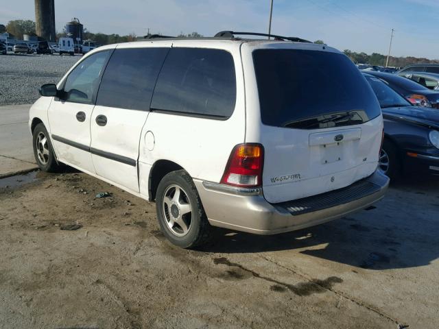 2FMZA51432BA91913 - 2002 FORD WINDSTAR L WHITE photo 3