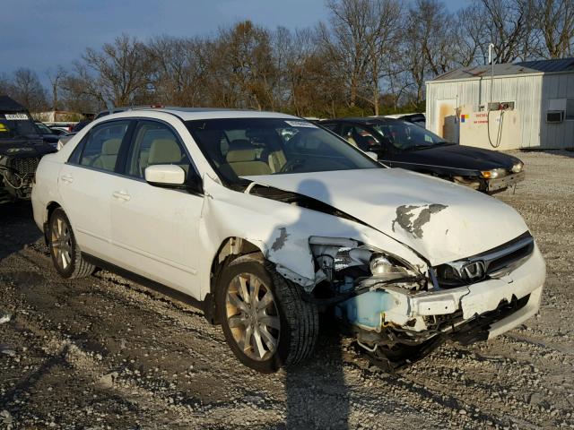 1HGCM66366A036995 - 2006 HONDA ACCORD LX WHITE photo 1