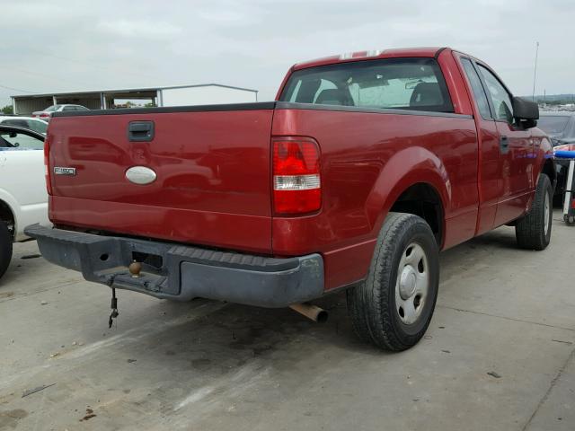 1FTRF12237KD12399 - 2007 FORD F150 Rouge photo 4