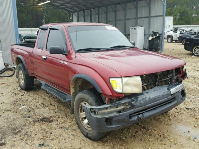 4TASN92N3XZ551452 - 1999 TOYOTA TACOMA XTR BURGUNDY photo 1