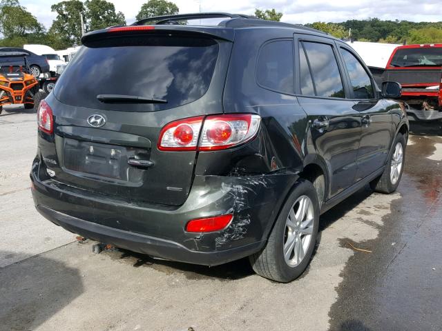 5XYZK4AG7CG107629 - 2012 HYUNDAI SANTA FE L GRAY photo 4