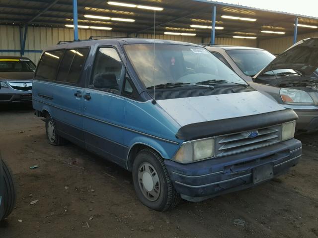 1FMDA31XXPZB08770 - 1993 FORD AEROSTAR BLUE photo 1