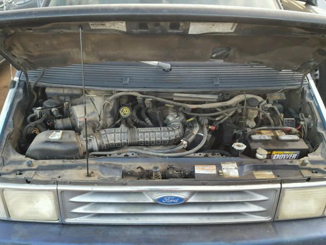 1FMDA31XXPZB08770 - 1993 FORD AEROSTAR BLUE photo 7