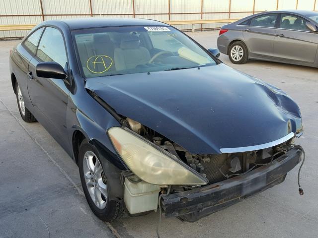 4T1CE30P47U754367 - 2007 TOYOTA CAMRY SOLA BLACK photo 1