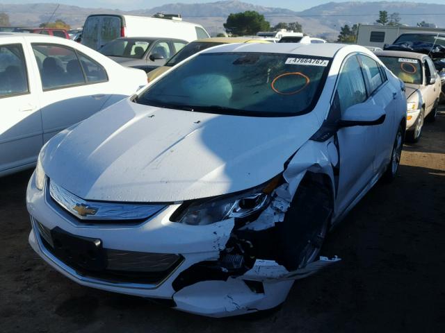 1G1RC6S50HU162928 - 2017 CHEVROLET VOLT LT WHITE photo 2