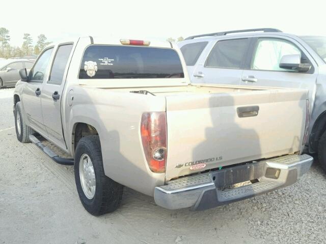 1GCCS138758153398 - 2005 CHEVROLET COLORADO TAN photo 3