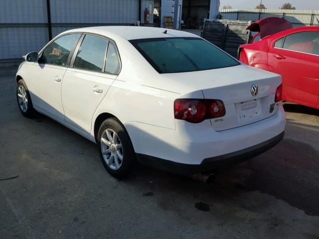 3VWJX7AJ4AM003253 - 2010 VOLKSWAGEN JETTA S WHITE photo 3