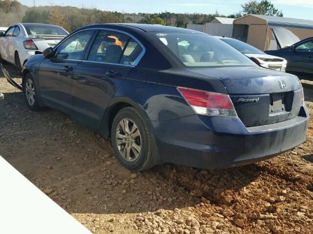 1HGCP26449A107463 - 2009 HONDA ACCORD LXP BLUE photo 3