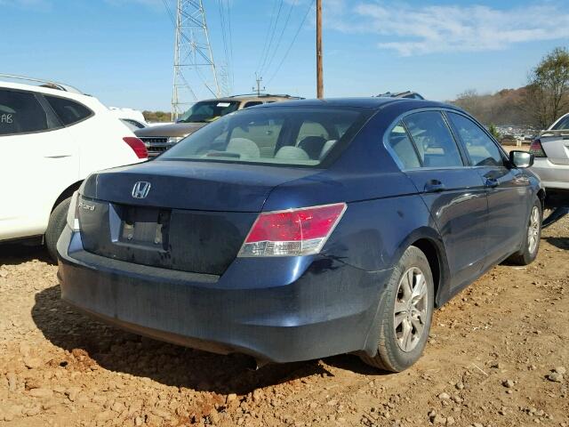 1HGCP26449A107463 - 2009 HONDA ACCORD LXP BLUE photo 4