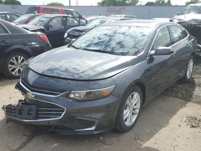 1G1ZJ5SU9GF298002 - 2016 CHEVROLET MALIBU HYB GRAY photo 2