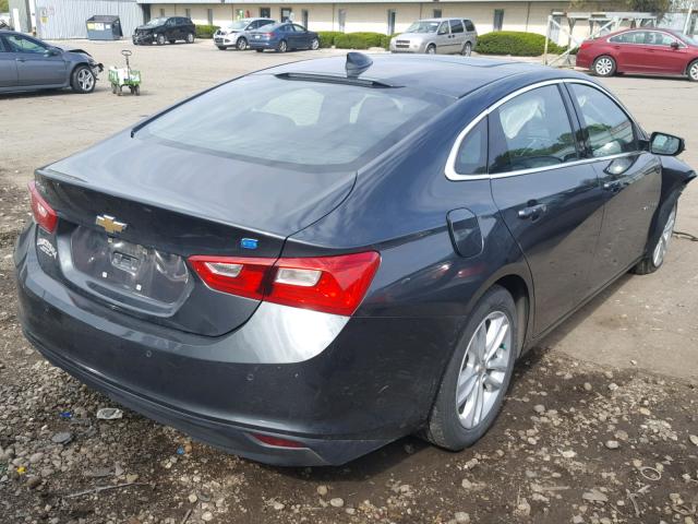 1G1ZJ5SU9GF298002 - 2016 CHEVROLET MALIBU HYB GRAY photo 4