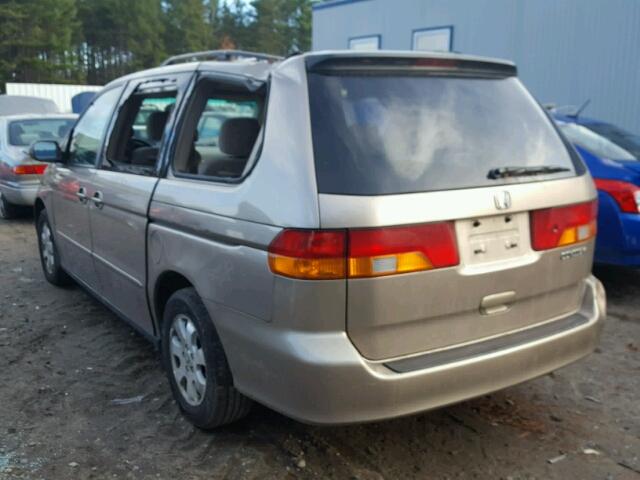 5FNRL18834B138251 - 2004 HONDA ODYSSEY EX TAN photo 3