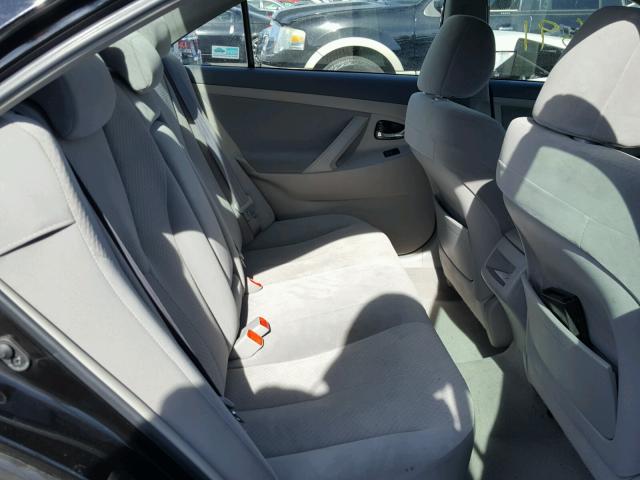 4T4BE46KX9R124181 - 2009 TOYOTA CAMRY BASE BLACK photo 6