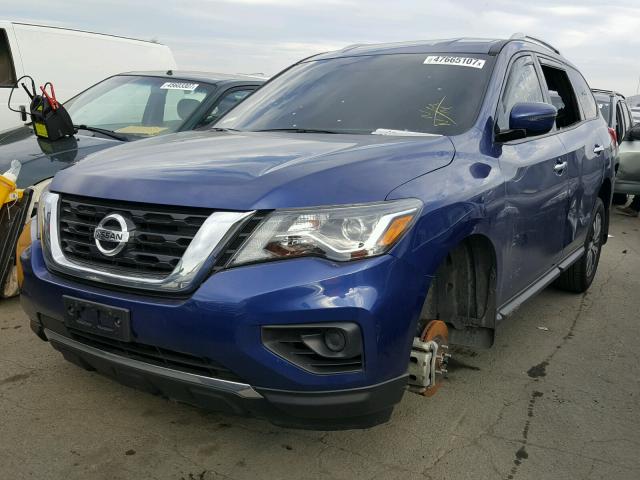 5N1DR2MN3HC621392 - 2017 NISSAN PATHFINDER BLUE photo 2