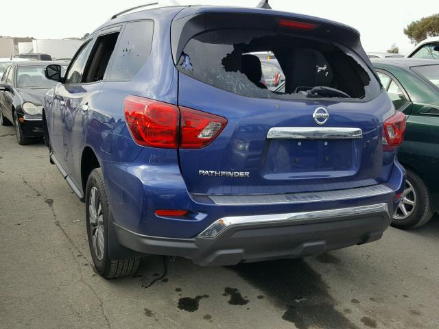 5N1DR2MN3HC621392 - 2017 NISSAN PATHFINDER BLUE photo 3