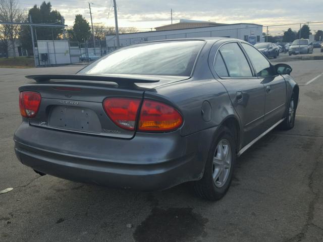 1G3NL52E74C159539 - 2004 OLDSMOBILE ALERO GL GRAY photo 4