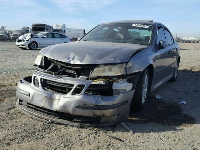 YS3FB49S441025234 - 2004 SAAB 9-3 LINEAR GRAY photo 2