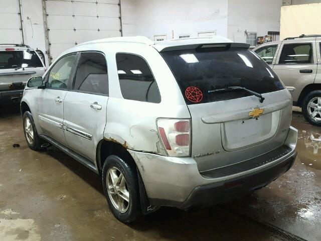 2CNDL73F666211006 - 2006 CHEVROLET EQUINOX LT SILVER photo 3