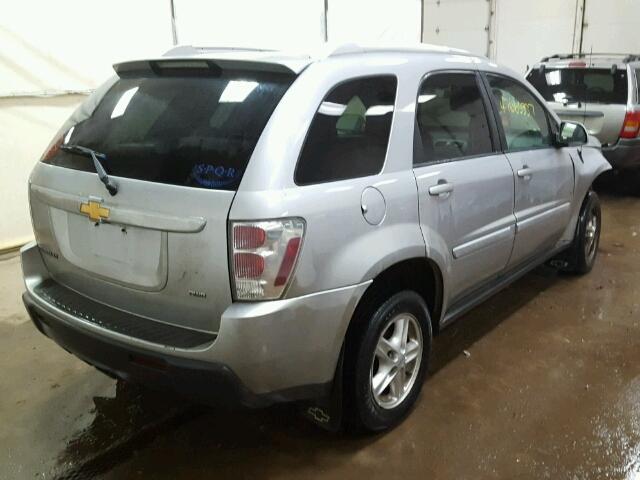 2CNDL73F666211006 - 2006 CHEVROLET EQUINOX LT SILVER photo 4