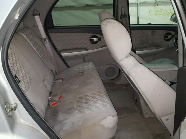 2CNDL73F666211006 - 2006 CHEVROLET EQUINOX LT SILVER photo 6