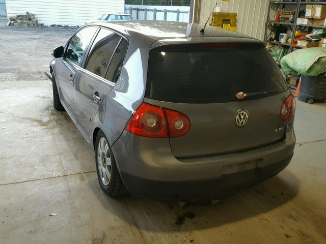 WVWDR71K97W061080 - 2007 VOLKSWAGEN RABBIT GRAY photo 3