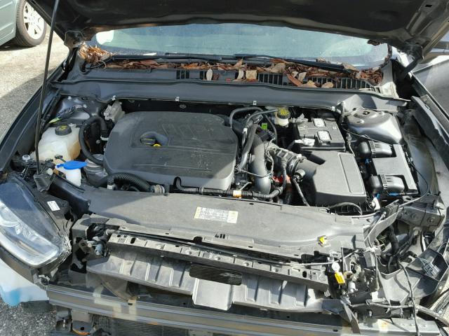 3FA6P0HD5FR274659 - 2015 FORD FUSION SE GRAY photo 7