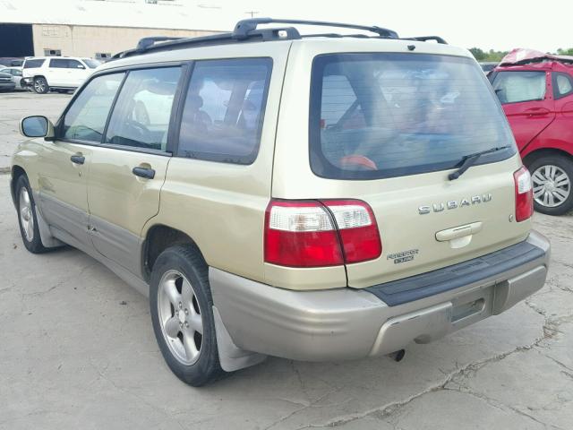 JF1SF65541H750363 - 2001 SUBARU FORESTER S GREEN photo 3