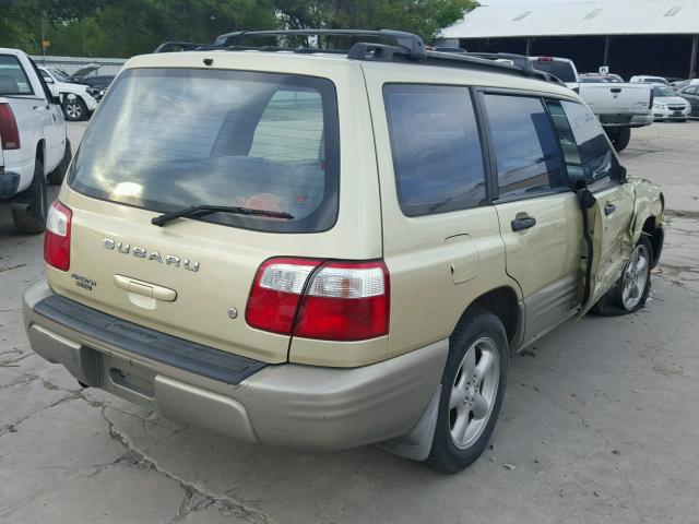 JF1SF65541H750363 - 2001 SUBARU FORESTER S Կանաչ լուսանկար 4