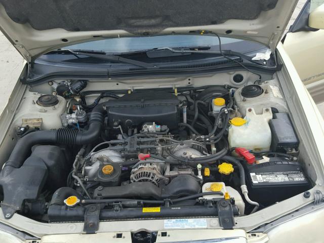 JF1SF65541H750363 - 2001 SUBARU FORESTER S Կանաչ լուսանկար 7