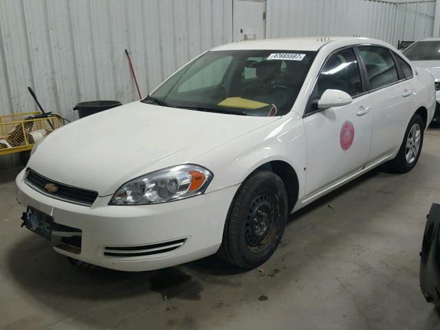 2G1WB58K781212085 - 2008 CHEVROLET IMPALA LS WHITE photo 2