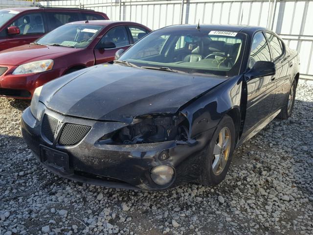 2G2WS522X51196514 - 2005 PONTIAC GRAND PRIX BLACK photo 2