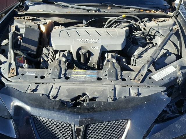 2G2WS522X51196514 - 2005 PONTIAC GRAND PRIX BLACK photo 7
